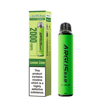 VooPoo Argus Bar Neon 2K Prefilled Kit | only £6.99 | Cheapest Vape Shop in Uk