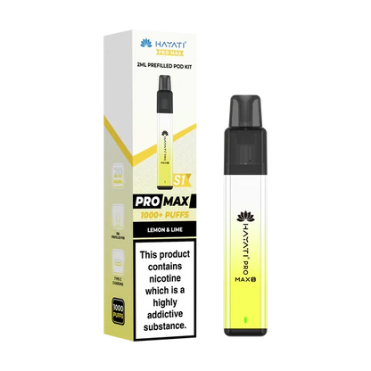 Hayati Pro Max S1 1000+ Puff Pre-Filled Pod Kit | only £5.99 | Cheapest Vape Shop in Uk