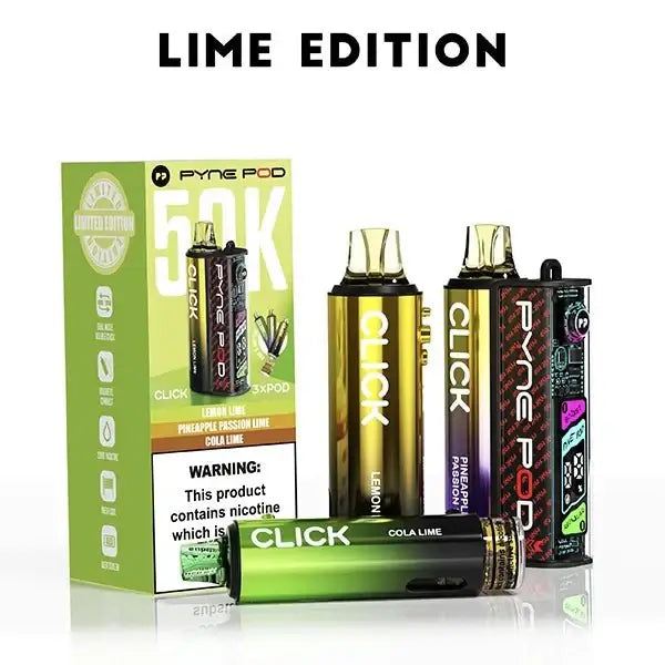 Pyne Pod Click 50K Prefilled Vape | TPD | only £12.99 | Cheapest Vape Shop in Uk