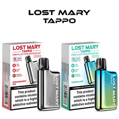 Lost Mary Tappo Prefilled Pod Vape Kit £8.99 | Any 3 For £23 | only £8.99 | Cheapest Vape Shop in Uk