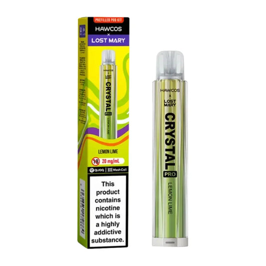 Hawcos x Lost Mary Crystal Pro 600 Prefilled Pod Kit-Box of 10 | only £39.99 | Cheapest Vape Shop in Uk