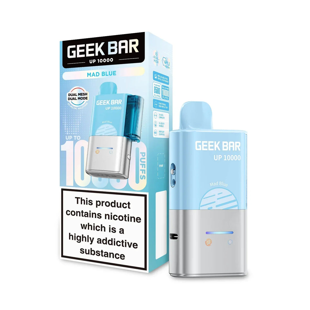 Geek Bar Up 10000 Prefilled Pod Kit | only £8.99 | Cheapest Vape Shop in Uk