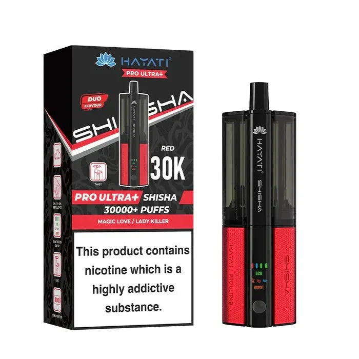 Hayati Pro Ultra Plus Shisha 30K Prefilled Pod Kit| £11.99 | 3 For £33 | only £11.99 | Cheapest Vape Shop in Uk