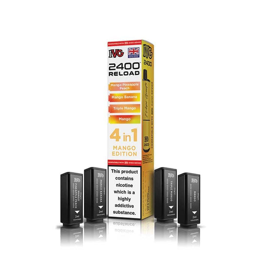 IVG 2400 Reload Prefilled Pods | Only £22.99 | Any 3 For £22.99 | only £8.99 | Cheapest Vape Shop in Uk