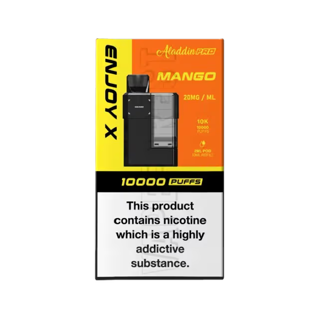 Aladdin Pro Enjoy X 10000 Prefilled Pods - Box of 5 | only £29.99 | Cheapest Vape Shop in Uk