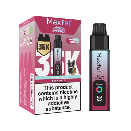 Maxfel Ultra Pro 35k Prefilled Vape Kit | Only £12.99 | Any 3 For £34.99 | only £12.99 | Cheapest Vape Shop in Uk