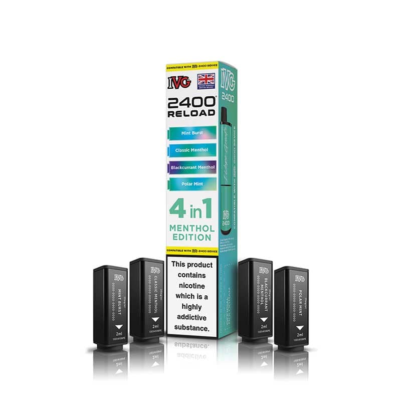 IVG 2400 Reload Prefilled Pods - Box of 5 | only £35.99 | Cheapest Vape Shop in Uk