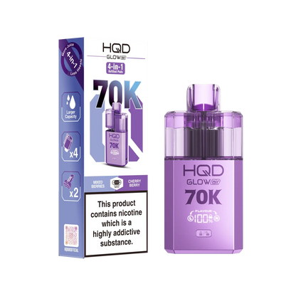 HQD Glow Air 70K Pod Vape Kit | only £15.99 | Cheapest Vape Shop in Uk