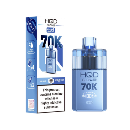 HQD Glow Air 70K Pod Vape Kit | only £15.99 | Cheapest Vape Shop in Uk