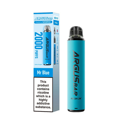 VooPoo Argus Bar Neon 2K Prefilled Kit | only £6.99 | Cheapest Vape Shop in Uk