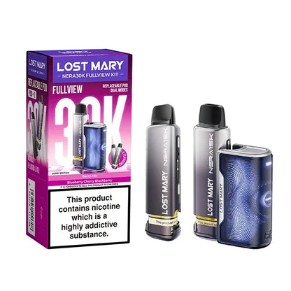 Lost Mary Nera30K Fullview Prefilled Pod Kit | only £11.49 | Cheapest Vape Shop in Uk