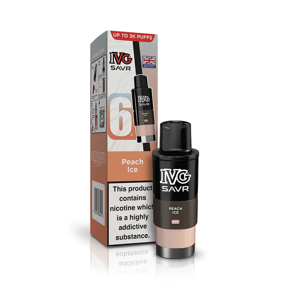 IVG SAVR 3000 Refill Pods - Box Of 5 | only £19.99 | Cheapest Vape Shop in Uk
