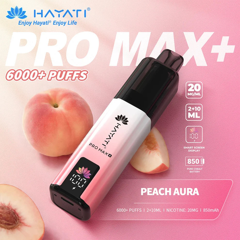 Hayati Pro Max+ 6000 Puffs Prefilled Kit | only £9.99| Cheapest Vape Shop in Uk