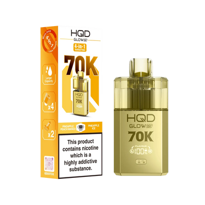 HQD Glow Air 70K Pod Vape Kit | only £15.99 | Cheapest Vape Shop in Uk