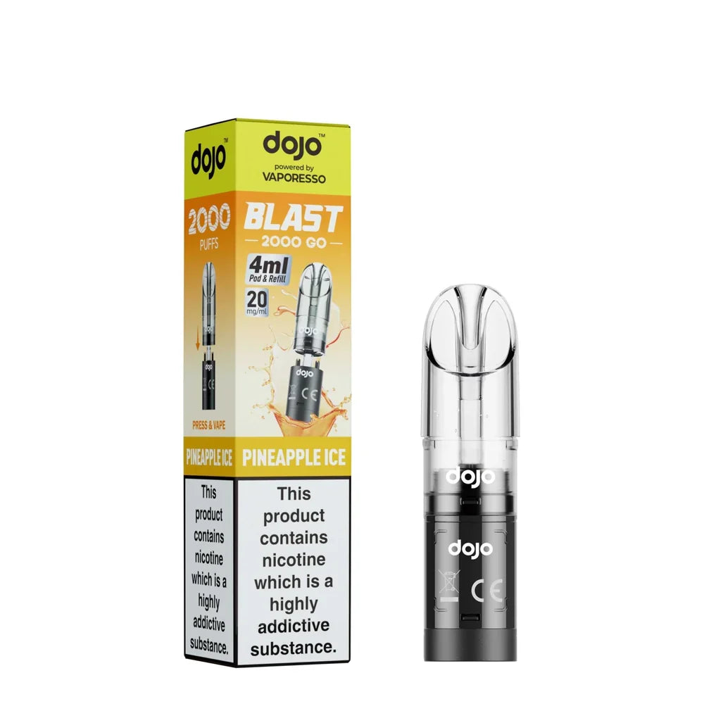 Vaporesso DOJO Blast Go 2000 Prefilled Pods | only £4.49 | Cheapest Vape Shop in Uk