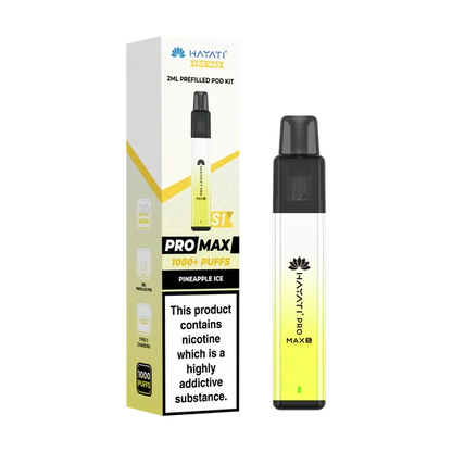 Hayati Pro Max S1 1000+ Puff Pre-Filled Pod Kit | only £5.99 | Cheapest Vape Shop in Uk