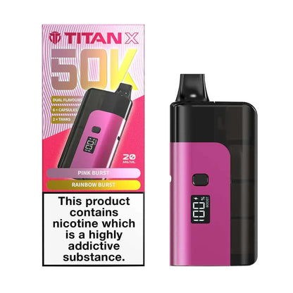 Titan X 50K Prefilled Pod Kit | only £11.49 | Cheapest Vape Shop in Uk