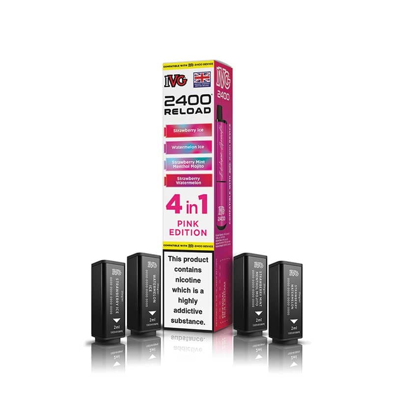 IVG 2400 Reload Prefilled Pods | Only £22.99 | Any 3 For £22.99 | only £8.99 | Cheapest Vape Shop in Uk