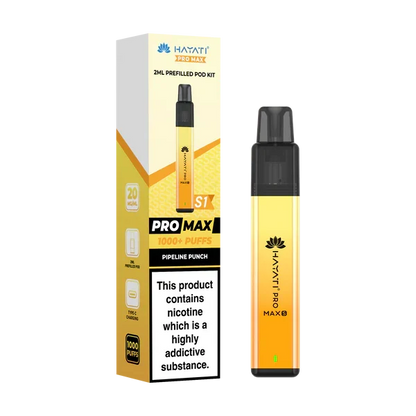 Hayati Pro Max S1 1000+ Puff Pre-Filled Pod Kit | only £5.99 | Cheapest Vape Shop in Uk