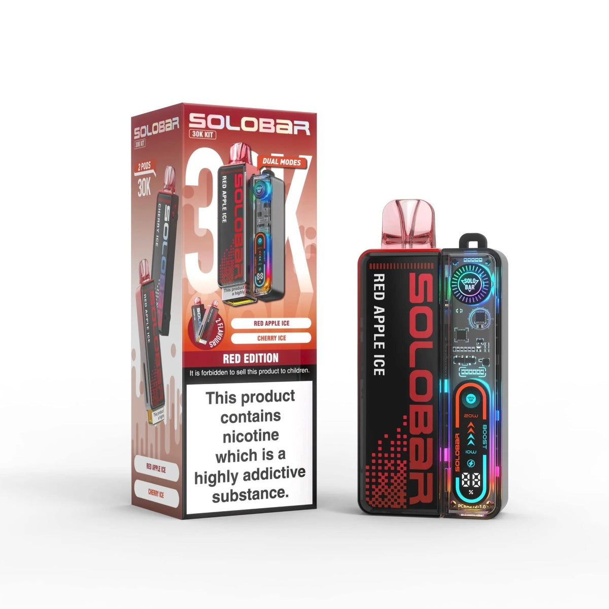 SOLOBAR 30K PREFILLED POD VAPE KIT | Only £10.99 | Any 3 For £33 | only £11.99 | Cheapest Vape Shop in Uk
