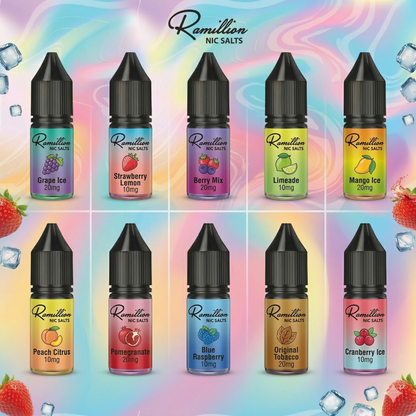 Ramillion Nic Salts 10mg  & 20mg | only £3.99 | Cheapest Vape Shop in Uk