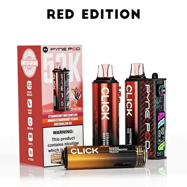 Pyne Pod Click 50K Prefilled Vape | TPD | only £12.99 | Cheapest Vape Shop in Uk