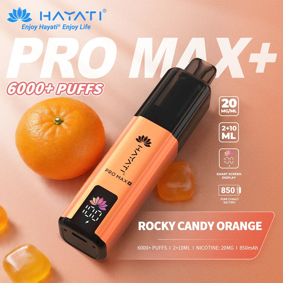 Hayati Pro Max+ 6000 Puffs Prefilled Kit | only £9.99| Cheapest Vape Shop in Uk