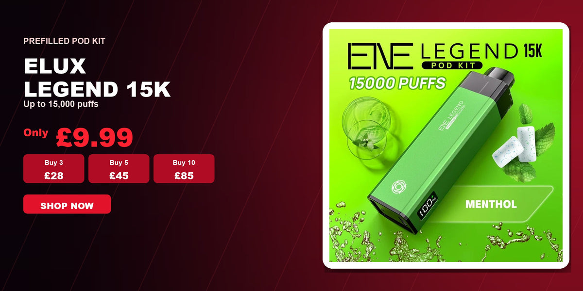 Elux Legend 15K prefilled kit, only £9.99