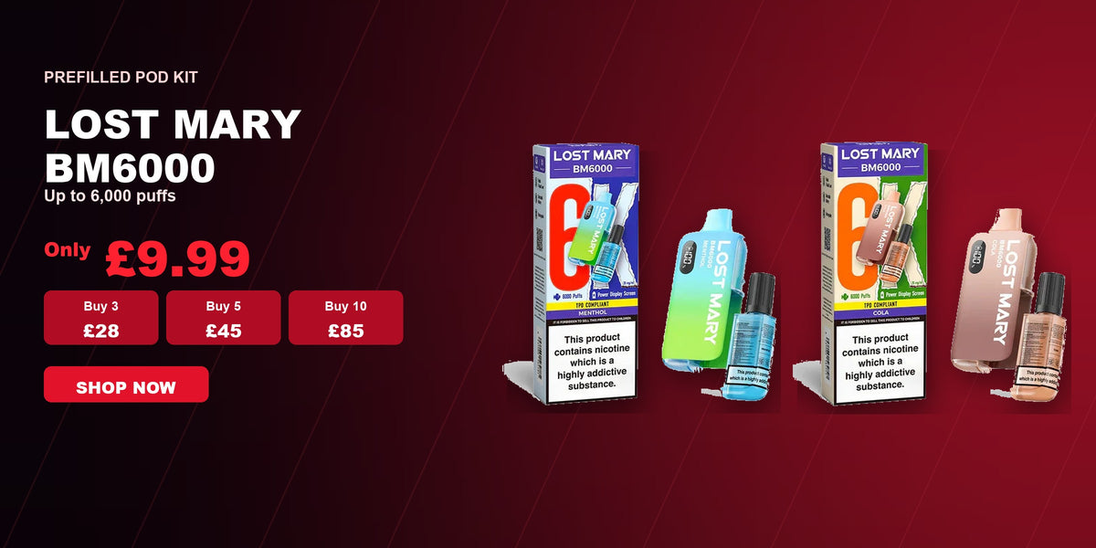 Lost Mary BM6000 prefilled kit, only £9.99