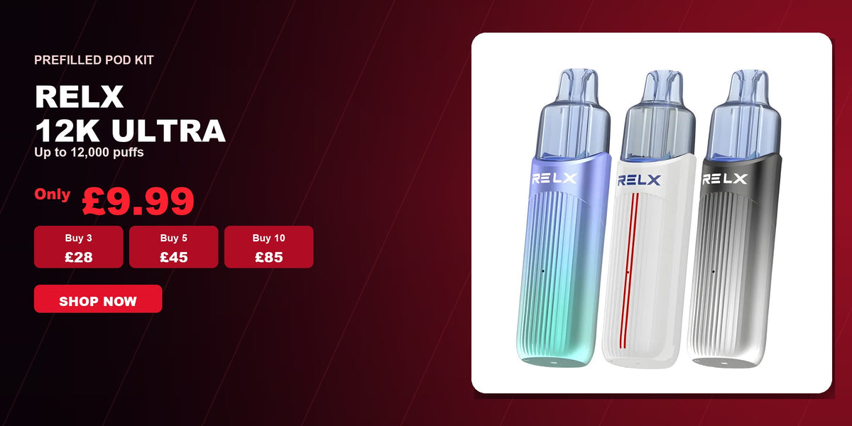 Relx 12K Ultra prefilled kit, only £9.99