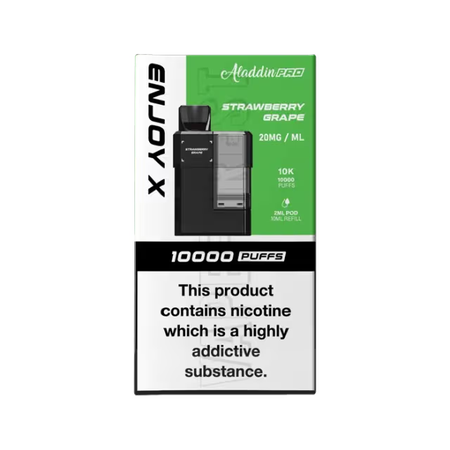 Aladdin Pro Enjoy X 10000 Prefilled Pods - Box of 5 | only £29.99 | Cheapest Vape Shop in Uk