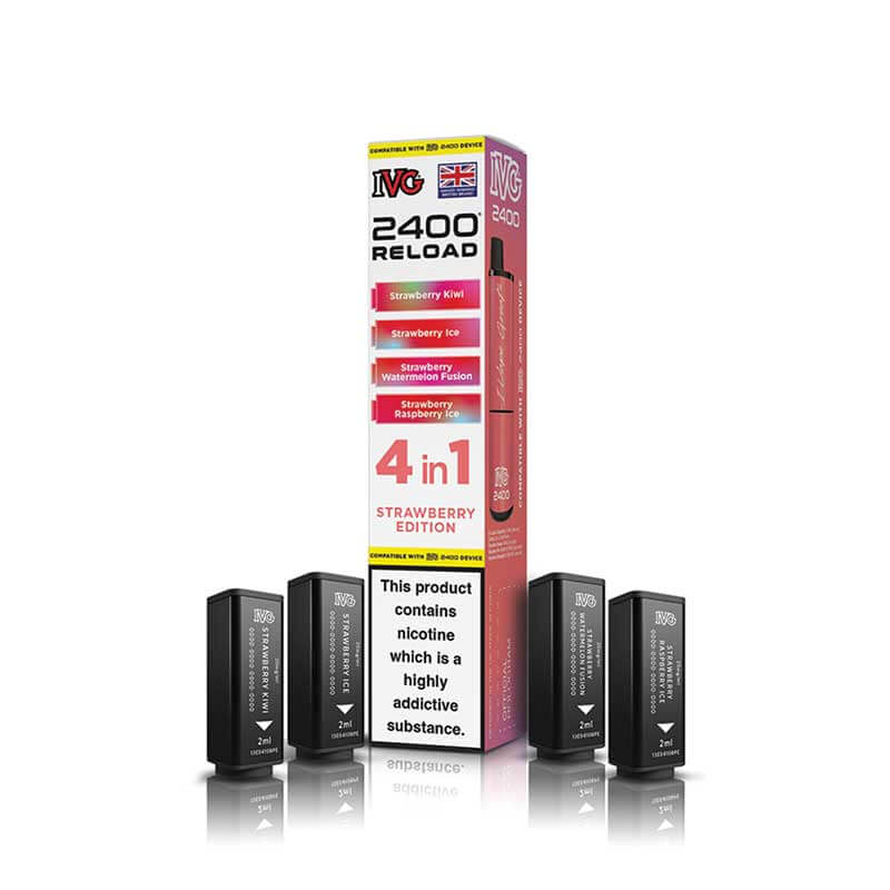 IVG 2400 Reload Prefilled Pods | Only £22.99 | Any 3 For £22.99 | only £8.99 | Cheapest Vape Shop in Uk