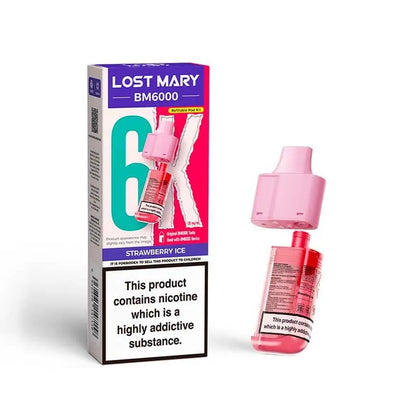 Lost Mary BM6000 Prefilled Vape Pods - Box of 10 | only £52 | Cheapest Vape Shop in Uk
