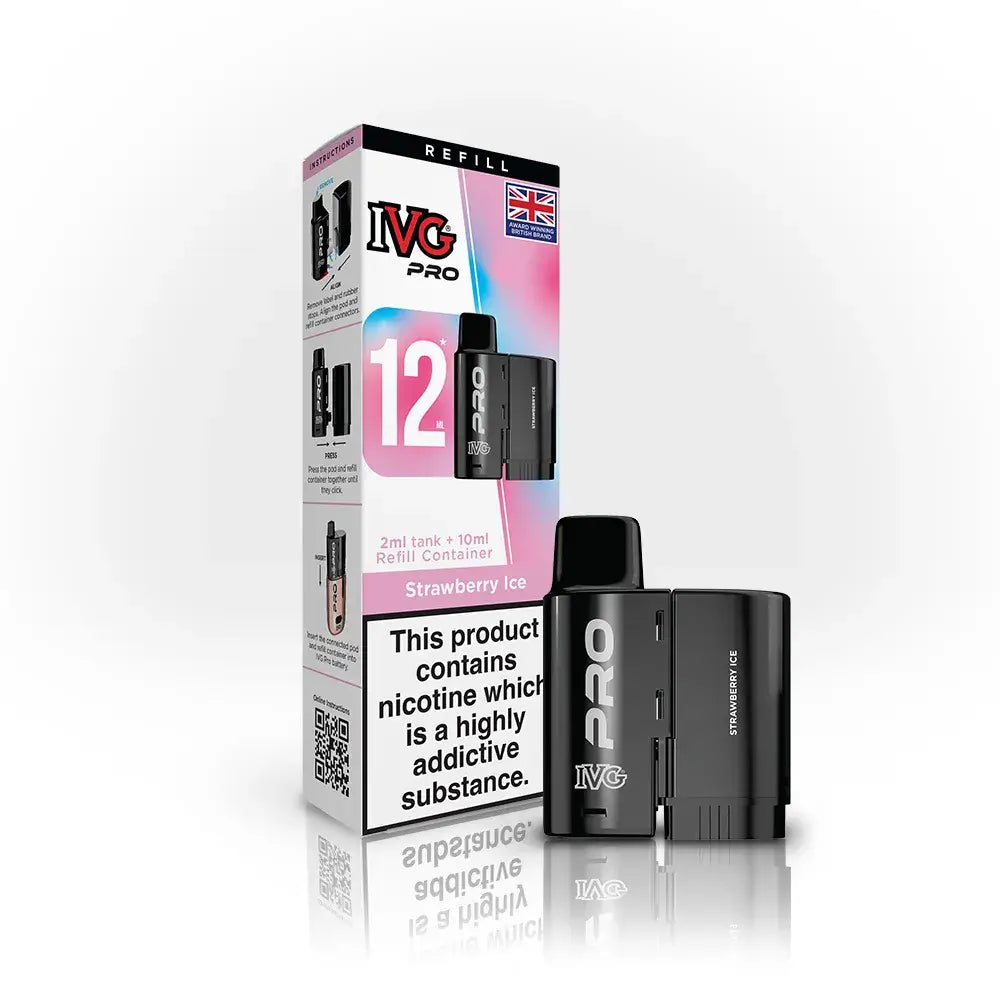 IVG Pro 12 Prefilled Pods | Only £6.99 | Any 3 For £17.99 | only £6.99 | Cheapest Vape Shop in Uk