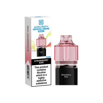 Crystal Prime Aura Bar 10k Replacement Pods - Box of 10 | only £47.25 | Cheapest Vape Shop in Uk