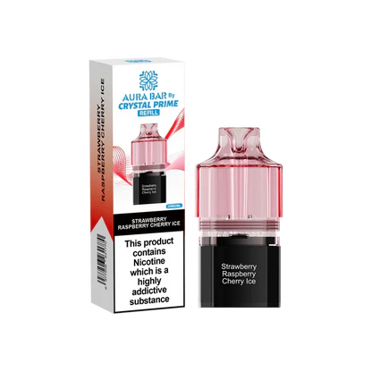 Crystal Prime Aura Bar 10k Replacement Pods - Box of 10 | only £47.25 | Cheapest Vape Shop in Uk