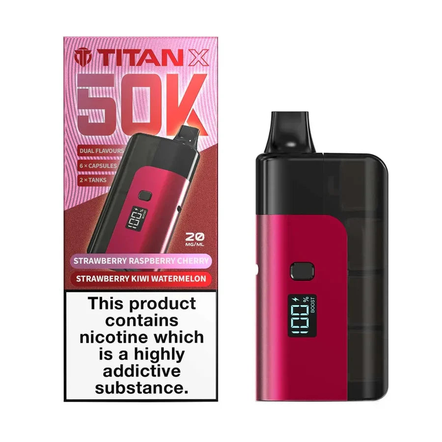 Titan X 50K Prefilled Pod Kit - Box of 10 | only £92.99 | Cheapest Vape Shop in Uk