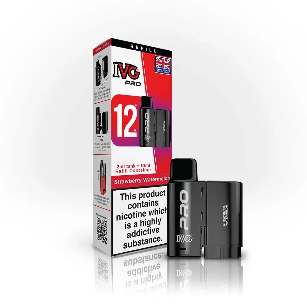 IVG Pro 12 Prefilled Pods - Box of 5 | only £31.99 | Cheapest Vape Shop in Uk