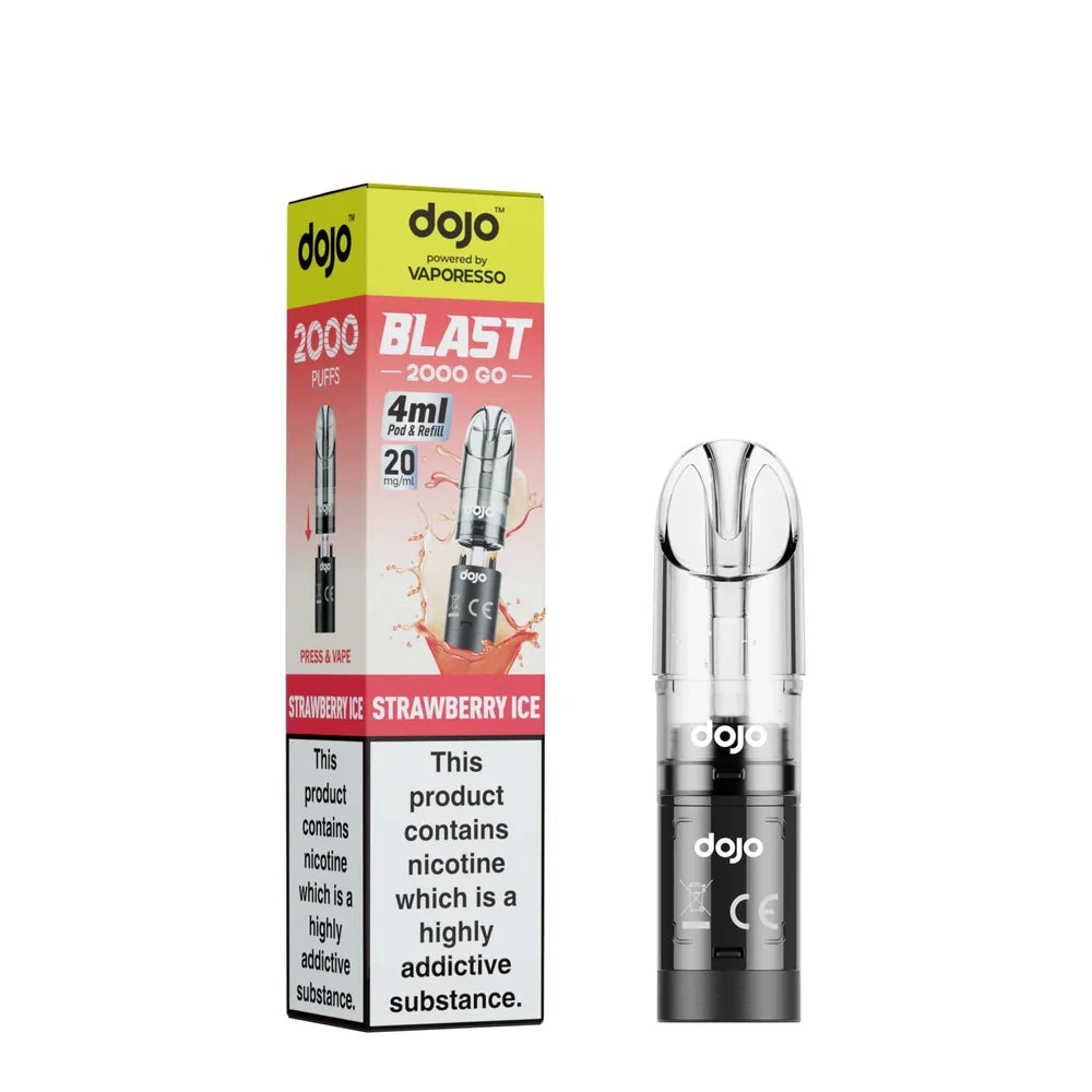 Vaporesso DOJO Blast Go 2000 Prefilled Pods | only £4.49 | Cheapest Vape Shop in Uk
