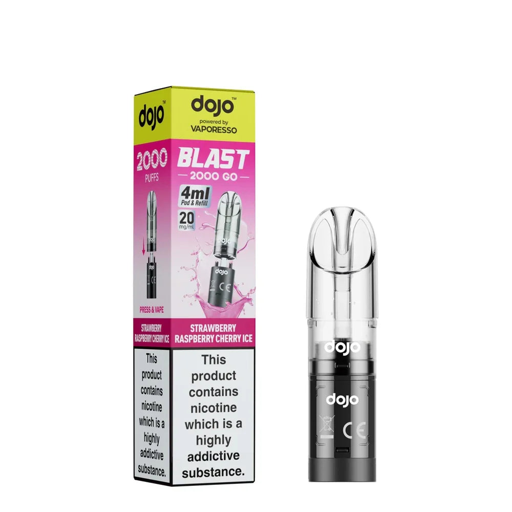 Vaporesso DOJO Blast Go 2000 Prefilled Pods | only £4.49 | Cheapest Vape Shop in Uk