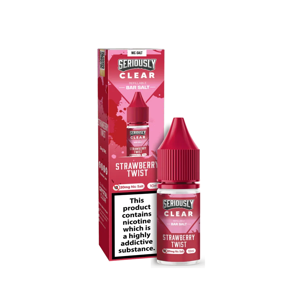 Seriously Clear Nic Salt E-Liquid | only £3.99 | Cheapest Vape Shop in Uk