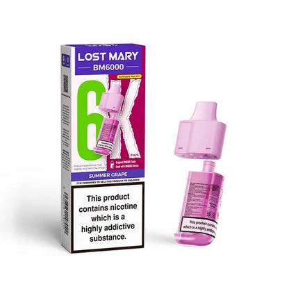 Lost Mary BM6000 Prefilled Vape Pods - Box of 10 | only £52 | Cheapest Vape Shop in Uk