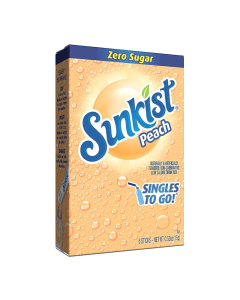 Sunkist Peach Zero Sugar Soda Mix – Singles to Go (15g) | only £2.79 | Cheapest Vape Shop in Uk