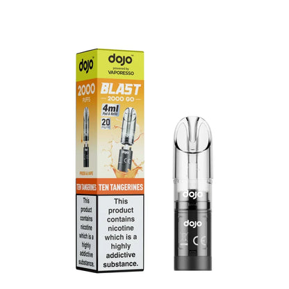 Vaporesso DOJO Blast Go 2000 Prefilled Pods | only £4.49 | Cheapest Vape Shop in Uk