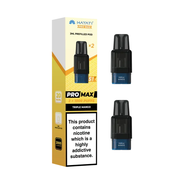 Hayati Pro Max S1 1000+ Prefilled Pods | Only £3.25 | Any 5 For £11.99 | only £3.25 | Cheapest Vape Shop in Uk