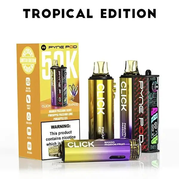 Pyne Pod Click 50K Prefilled Vape | TPD | only £12.99 | Cheapest Vape Shop in Uk