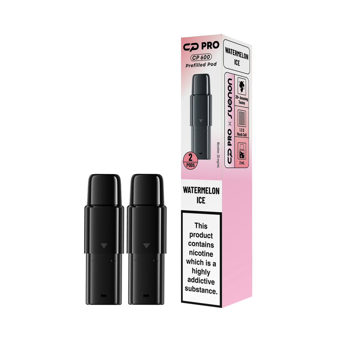 CP Pro 600 Prefilled Pods - Box of 10 (Pack of 2) | only £34.99 | Cheapest Vape Shop in Uk