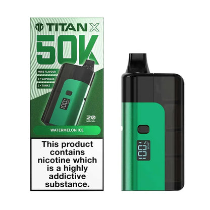 Titan X 50K Prefilled Pod Kit | only £11.49 | Cheapest Vape Shop in Uk
