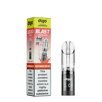 Vaporesso DOJO Blast Go 2000 Prefilled Pods | only £4.49 | Cheapest Vape Shop in Uk