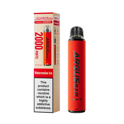 VooPoo Argus Bar Neon 2K Prefilled Kit | only £6.99 | Cheapest Vape Shop in Uk
